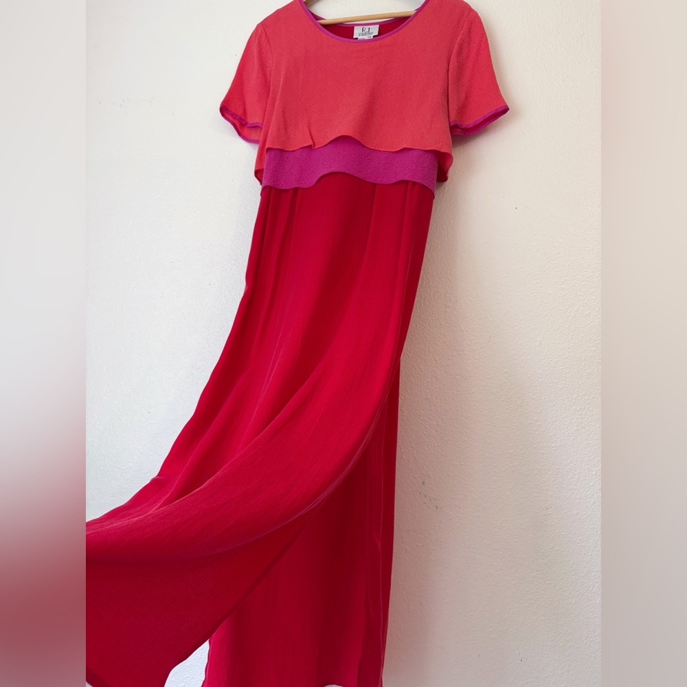 Vintage RJ Collection by Chelsea Rousso maxi dress with short sleeves